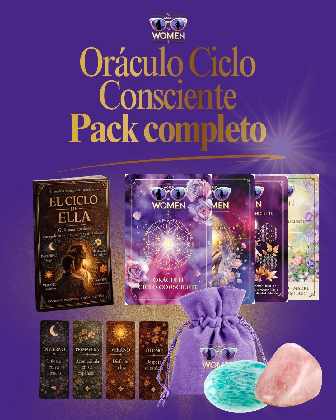 Oráculo Ciclo Consciente: Pack completo edición especial relaciones